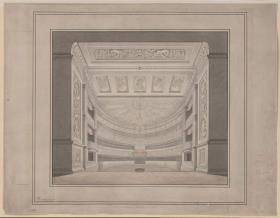 Berlin. Schauspielhaus auf dem Gendarmenmarkt, Zuschauerraum