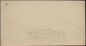 Entwurf zur Villa Tuscum. Ansicht