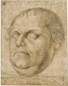 Kopf des toten Luther