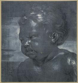 Weinender Cherub