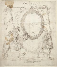 Kaiser Maximilians Ehrenkranz, die sog. "Laurea"; zum Triumphzug des Kaisers Maximilian I.