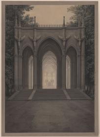 Berlin. Schloss Charlottenburg, Schlosspark, Mausoleum der Königin Luise. Ansicht
