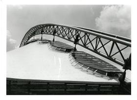 München, Eislaufzelt im Olympiapark