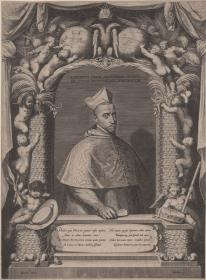 Porträt des Erzherzogs Albrecht VII. von Österreich als Kardinal
