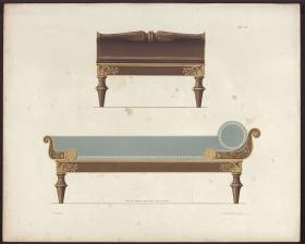 Tafel 4: Ansichten einer Chaiselongue