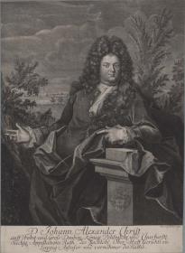 Porträt des Johann Alexander Christ d. Ä.