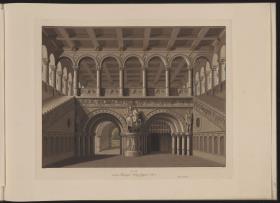 Ariodan. Oper von Etienne Nicolas Méhul. Entwurf zur 3. Dekoration. Großer Saal