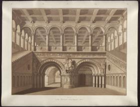 Ariodan. Oper von Etienne Nicolas Méhul. Entwurf zur 3. Dekoration. Großer Saal