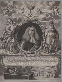 Denkschrift zum Tod des Friedrich Wilhelm II., Herzog zu Sachsen-Altenburg