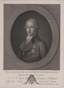 Porträt des Francesco I. Gennaro, König von Neapel, Erbprinz beider Sizilien