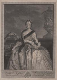 Porträt der Maria Josepha, Königin von Polen und Sachsen