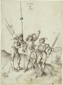 Drei Landsknechte