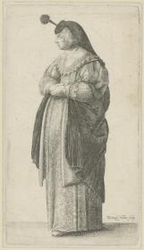 Die Dame mit dem Stirnteller