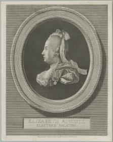 Porträt der Elisabeth Auguste von Pfalz-Sulzbach