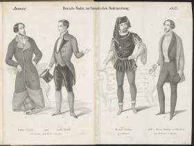 Europäische Modenzeitung für Herren-Garderobe: Deutsche Moden: Herrengarderobe, Maskenkostüm