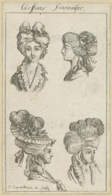 Königlich Großbritannischer genealogischer Calender: Französische Frisuren
