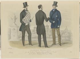 Europäische Modenzeitung für Herren-Garderobe: London Fashions: Herrenbekleidung