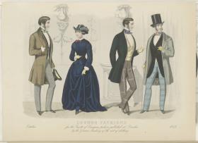 Europäische Modenzeitung für Herren-Garderobe: London Fashions: Herren- und Damenbekleidung