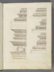 Codex Mantegna, Sechs architektonische Details