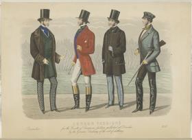 Europäische Modenzeitung für Herren-Garderobe: London Fashions: Herrenbekleidung