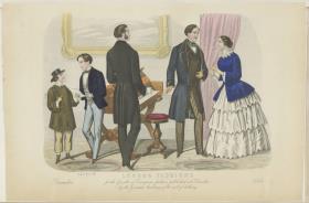 Europäische Modenzeitung für Herren-Garderobe: London Fashions: Herren-, Damen- und Knabenbekleidung