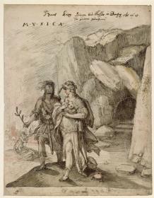 Musica, Allegorie auf Ars und Mars