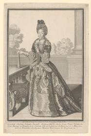 Porträt der Elisabeth Charlotte von der Pfalz, Herzogin von Orléans