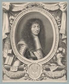 Porträt des Ludwig XIV. König von Frankreich
