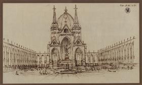 Berlin. Entwurf zu einem Dom als Denkmal für die Befreiungskriege (Befreiungsdom)