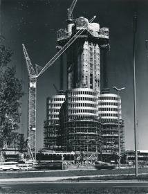 München, Hauptverwaltung der BMW AG, Baustelle