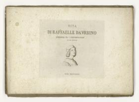 Bildnis Raffaels (aus: 12 Umrisse zum Leben Raphaels von Urbino. Titelblatt)