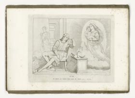 Vision Raffaels (aus: 12 Umrisse zum Leben Raphaels von Urbino. Tafel VIII)