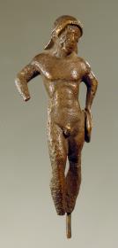 Kandelaberbekrönung (?). Statuette eines Diskuswerfers
