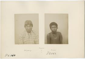 Bororo-Indianer (Häuptling und Junge)