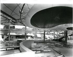 München, temporäres Olympia-Restaurant, Innenraum