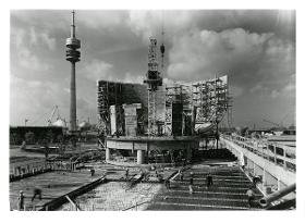München, BMW Werksmuseum, Baustelle