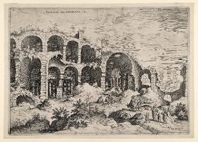 Dritte Ansicht des Kolosseums, aus: Praecipua Aliquot Romanae Antiquitatis Ruinarum Monimenta