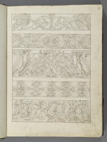Codex Mantegna, fünf Friesdekore