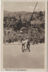 "Pasando el rio Chanchamayo"