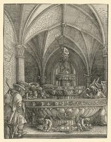 Die Heilige Familie am Brunnen