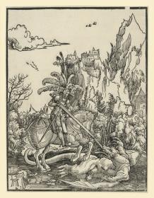 Der Heilige Georg tötet den Drachen