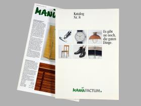 Manufactum Katalog Nr. 8. Es gibt sie noch, die guten Dinge.