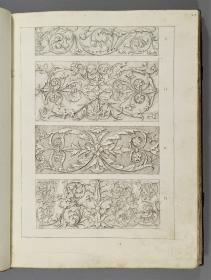 Codex Mantegna, vier Friesdekore