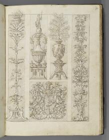 Codex Mantegna, Vasen und Grotesken