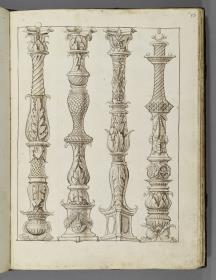 Codex Mantegna, vier Baluster