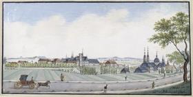 Die Stadt Fulda von der Mitternachtseite