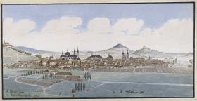 Die Stadt Fulda von der Abendseite