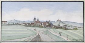 Die Stadt Fulda von der Mittagseite