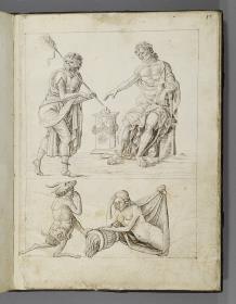 Codex Mantegna, figürliche Szenen, nach antiken Vorlagen