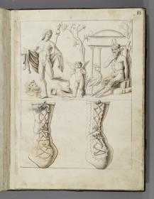 Codex Mantegna, figürliche Darstellung, nach antiker Vorlage